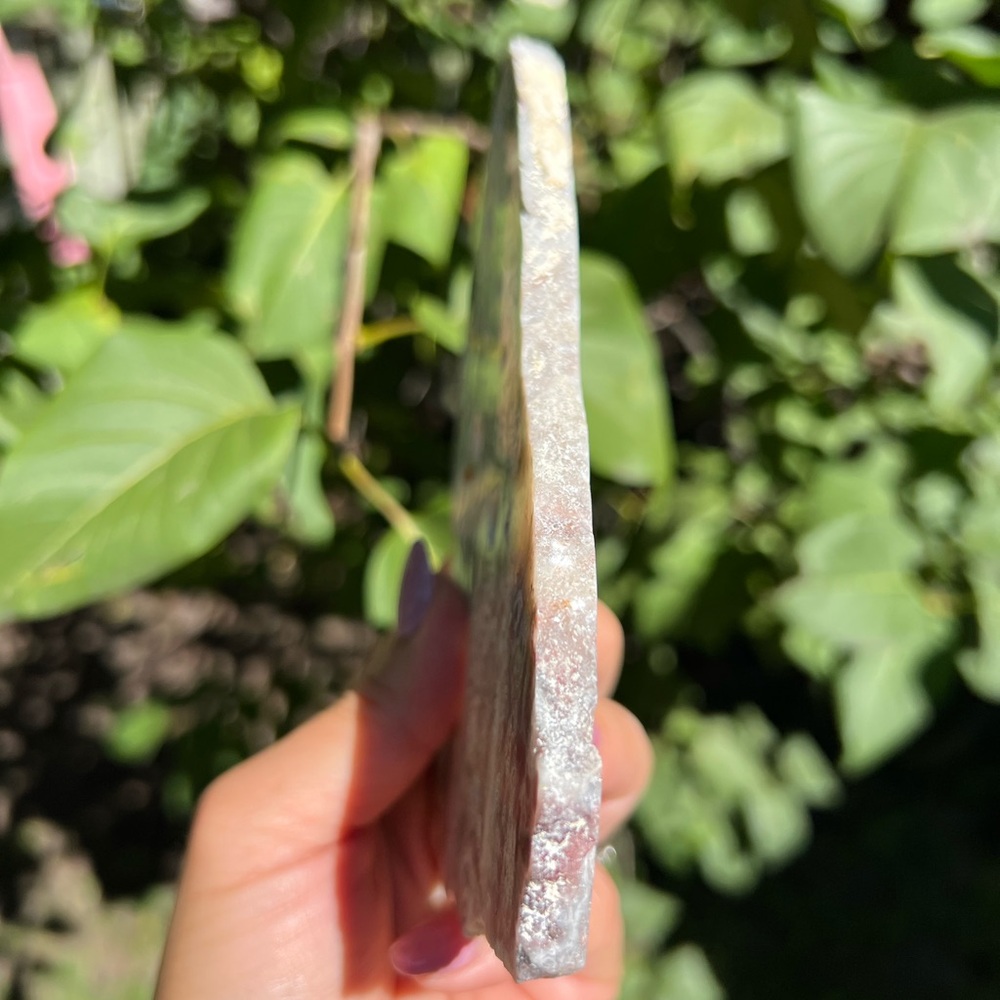 Mexican lace (1) agate slab with stand | crystal - Picture 3 of 14